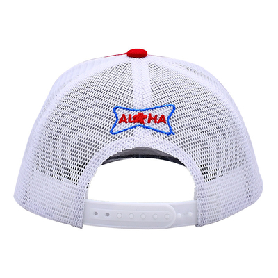 Customizable 6 Panel Trucker Cap Pre Curved Visor Logo Embroidery