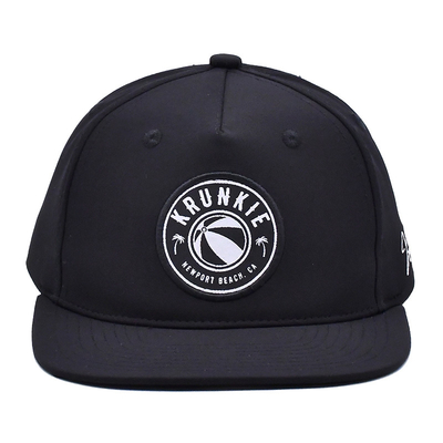 Curved Visor Embroidered Baseball Caps 6 Panel Custom Eyelets