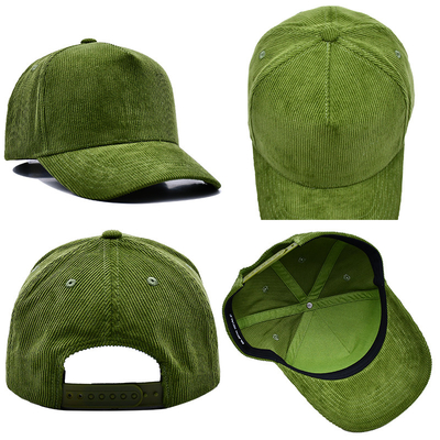 Green Curved Embroidered Baseball Caps 58-68cm/22.83-26.77 Inches Custom Size