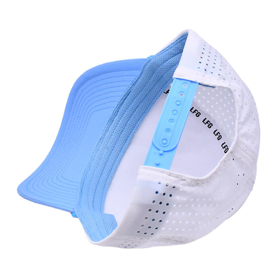 Structured Crown Embroidered Baseball Caps 26.77 Inches Curved Visor