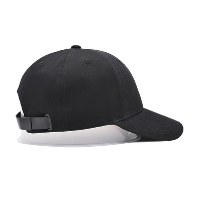 Oem 5 Panel Sport Dad Hat Embroidery Logo Black Cotton Gorras Unisex Baseballl