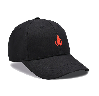 Oem 5 Panel Sport Dad Hat Embroidery Logo Black Cotton Gorras Unisex Baseballl