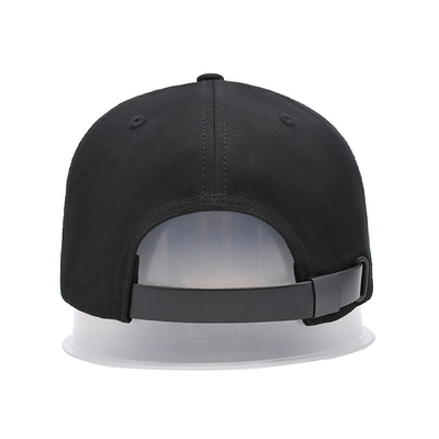 Oem 5 Panel Sport Dad Hat Embroidery Logo Black Cotton Gorras Unisex Baseballl