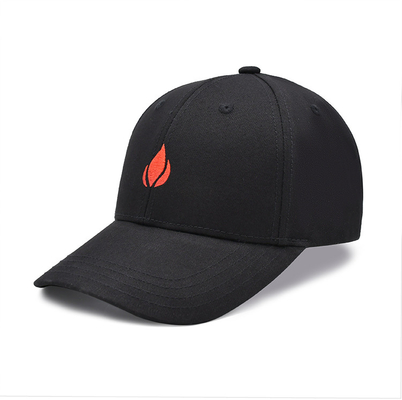 Oem 5 Panel Sport Dad Hat Embroidery Logo Black Cotton Gorras Unisex Baseballl