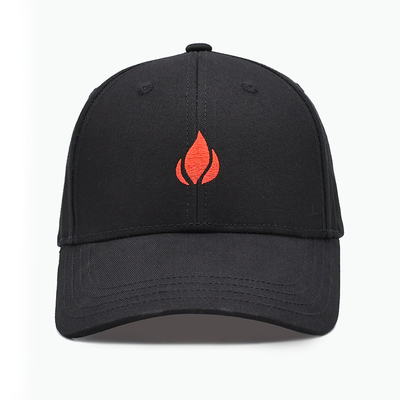 Oem 5 Panel Sport Dad Hat Embroidery Logo Black Cotton Gorras Unisex Baseballl