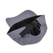 Lightweight Nylon 5 Panel Camper Hat Waterproof Running Black Running Mesh Cap With Adjustable Strap