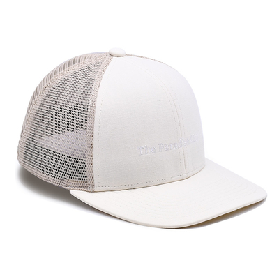 All Seasons 6 Panel Mesh Baseball Cap Classic Plain Gorras Mens Cotton Trucker Hat Embroidery Logo