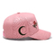 4 Matching Fabric Color Eyelets Cotton Baseball Cap With Customizable Flower Moon Embroidery