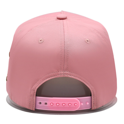 4 Matching Fabric Color Eyelets Cotton Baseball Cap With Customizable Flower Moon Embroidery