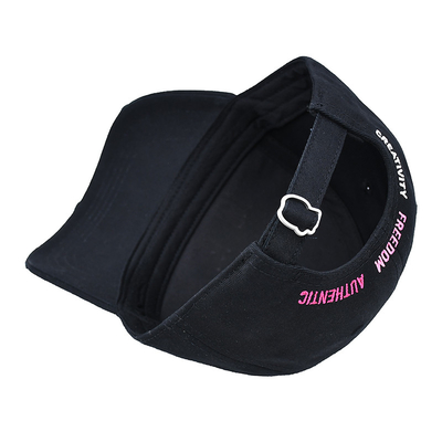 Stiching Line Color Customizable 5 Panel Baseball Cap With Distress Flat Curve Peak Style