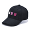 Stiching Line Color Customizable 5 Panel Baseball Cap With Distress Flat Curve Peak Style