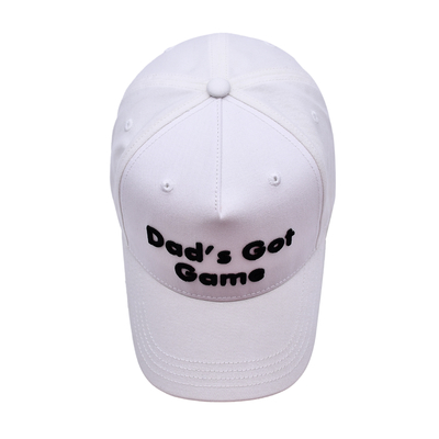 Flat Curve Peak Style 5 Panel Baseball Cap With 3D Embroidery Logo Cotton Sweatband
