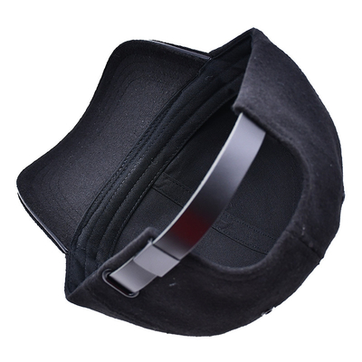 4 Eyelets Sport Baseball Cap Peak Style Curve For Outdoor Adventures Leather Back Strap