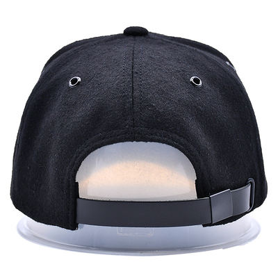 4 Eyelets Sport Baseball Cap Peak Style Curve For Outdoor Adventures Leather Back Strap