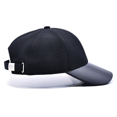 Structured 6 Panel Baseball Cap With 2 Eyelets And Color Customizable Stitching Line