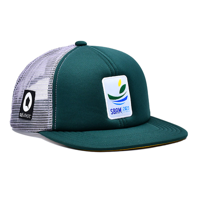 Private Label Sports Trucker Cap With Embroidered Logo Custom Snapback Baseball Cap