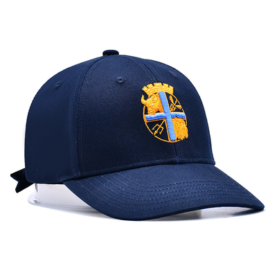 High Crown 5 Panel Baseball Cap With Customizable Matching Fabric Color Stitching Line