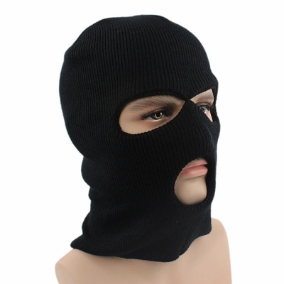 Full Face Cover Three Hole Knitted Mask Beanies Hat Balaclava Tactical Cycling Unisex Caps