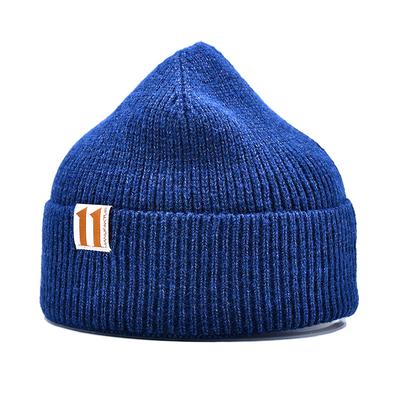 Customization Winter Knit Beanie Hats 1pcs/One Poly Bag Packing