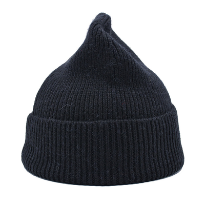 High Performance Knit Beanie Hats With Embroidery Pattern Custom Colors