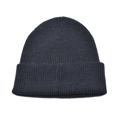 High Performance Knit Beanie Hats With Embroidery Pattern Custom Colors