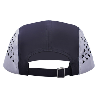 Contrast Stitching Camper Cap With Sports Mesh Sweatband For Outdoor Activities