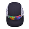 Contrast Stitching Camper Cap With Sports Mesh Sweatband For Outdoor Activities