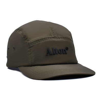 Cotton / Nylon / Polyester 5 Panel Camper Hat With Customized Eyelets