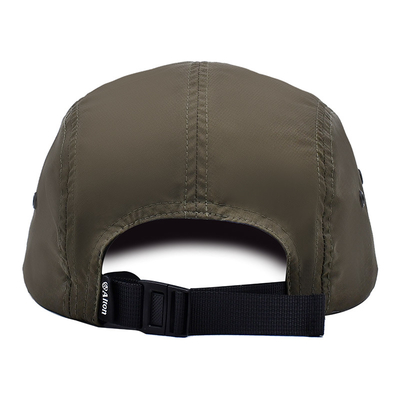 Cotton / Nylon / Polyester 5 Panel Camper Hat With Customized Eyelets