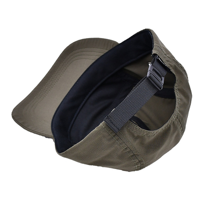 Cotton / Nylon / Polyester 5 Panel Camper Hat With Customized Eyelets