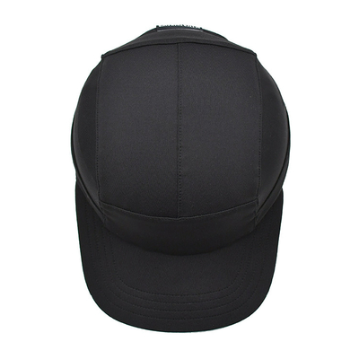 Unisex 5 Panel Camper Hat With Flat Brim Made Of Cotton / Nylon / Polyester