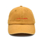 All Seasons Dad Hat  With Personalized Logo Embroidery Unisex Matching Fabric Color Eyelet
