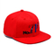 6 Panel Flat Brim Snapback Hats 3D Embroidery Logo Outdoor Sports Snapback Baseball Cap