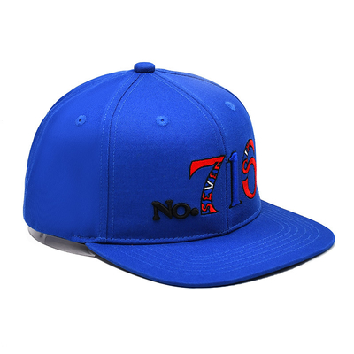 OEM ODM Customized Flat Brim 3D Embroidery Snapback Caps With Logo, Hip Hop Caps For Men