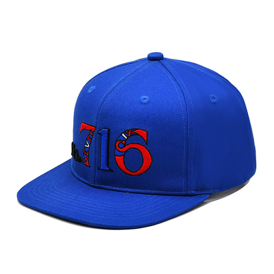 OEM ODM Customized Flat Brim 3D Embroidery Snapback Caps With Logo, Hip Hop Caps For Men