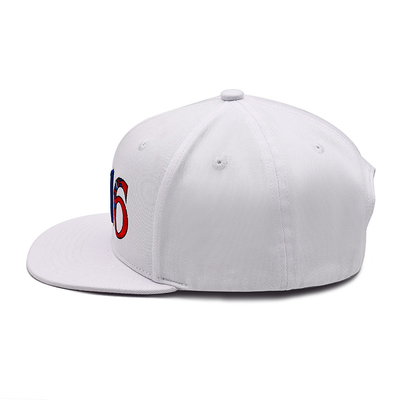 100% Cotton 5 Panel Custom 3D Embroidery Logo Outdoor Sport Cap Plastic Buckle Snapback Cap