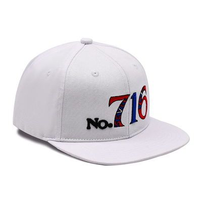 100% Cotton 5 Panel Custom 3D Embroidery Logo Outdoor Sport Cap Plastic Buckle Snapback Cap