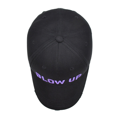 100% Cotton Material Baseball Cap With Customer Logo, 3D Embroidery Customization Cap