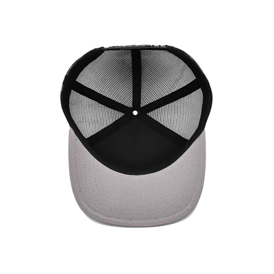 Custom Embroidery Flat Brim 7 Panels Sublimation Patch Snapback Mesh Trucker Hats Caps For Men