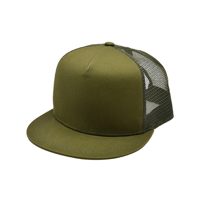 Custom Logo Blank 5 Panel Mesh Back Women Mens Trucker Hats Snapback Cap For Men