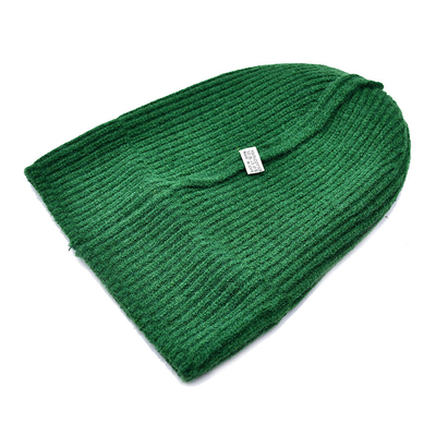 Custom Knit Cuffed Acrylic Slouchy Beanie Hats Fisherman Skull Hats Winter Cap