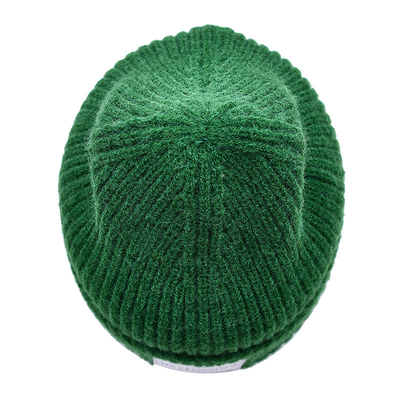 Custom Knit Cuffed Acrylic Slouchy Beanie Hats Fisherman Skull Hats Winter Cap
