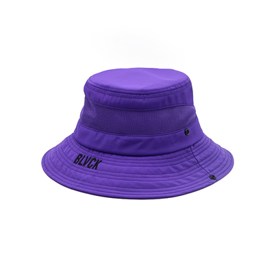 Custom Outdoor Bucket Hat Made of Any Fabric for Performance Wide Brim With Custom Logo Breathable