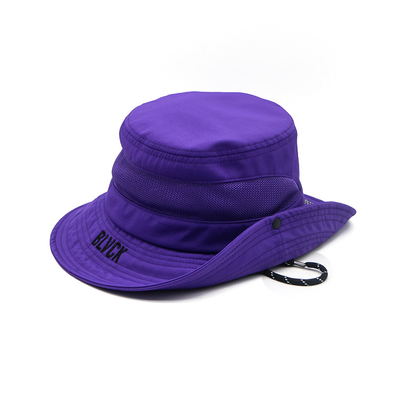 Custom Outdoor Bucket Hat Made of Any Fabric for Performance Wide Brim With Custom Logo Breathable