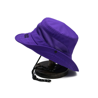 Custom Outdoor Bucket Hat Made of Any Fabric for Performance Wide Brim With Custom Logo Breathable