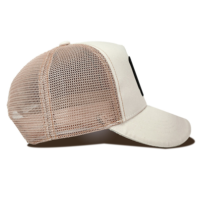Wholesale Mesh Custom Cotton Trucker Cap 5 Panels Custom printing Patch Embroidery Sandwich Visor Cotton Trucker Hat