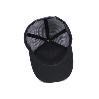 Pured Color Trucker Hats High Quality 5 Panel Mesh Back OEM Custom Embroidery 3D Sports Cap Trucker Caps