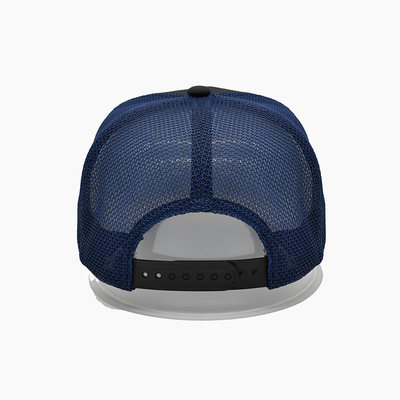 High Profile Crown High Quality 5 panel Custom Cotton Embroidered Logo Mesh Gorra Men Sport Trucker cap