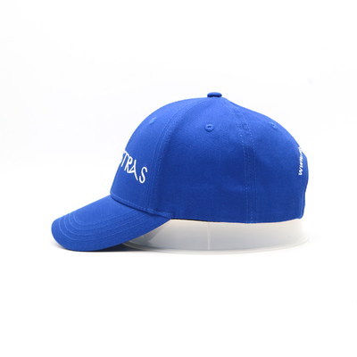 Stitching Matches The Fabric Color On Six-Panel Baseball Cap In Cotton With Embroidery Logo