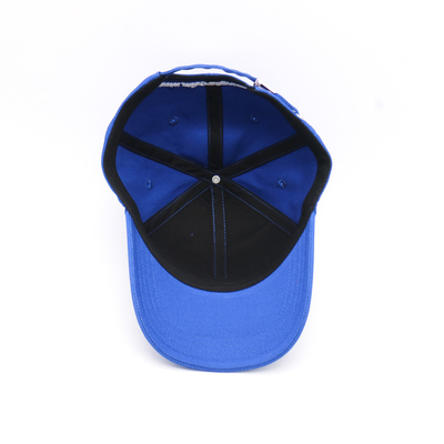 Stitching Matches The Fabric Color On Six-Panel Baseball Cap In Cotton With Embroidery Logo